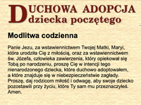 Duchowa Adopcja Dziecka Poczętego